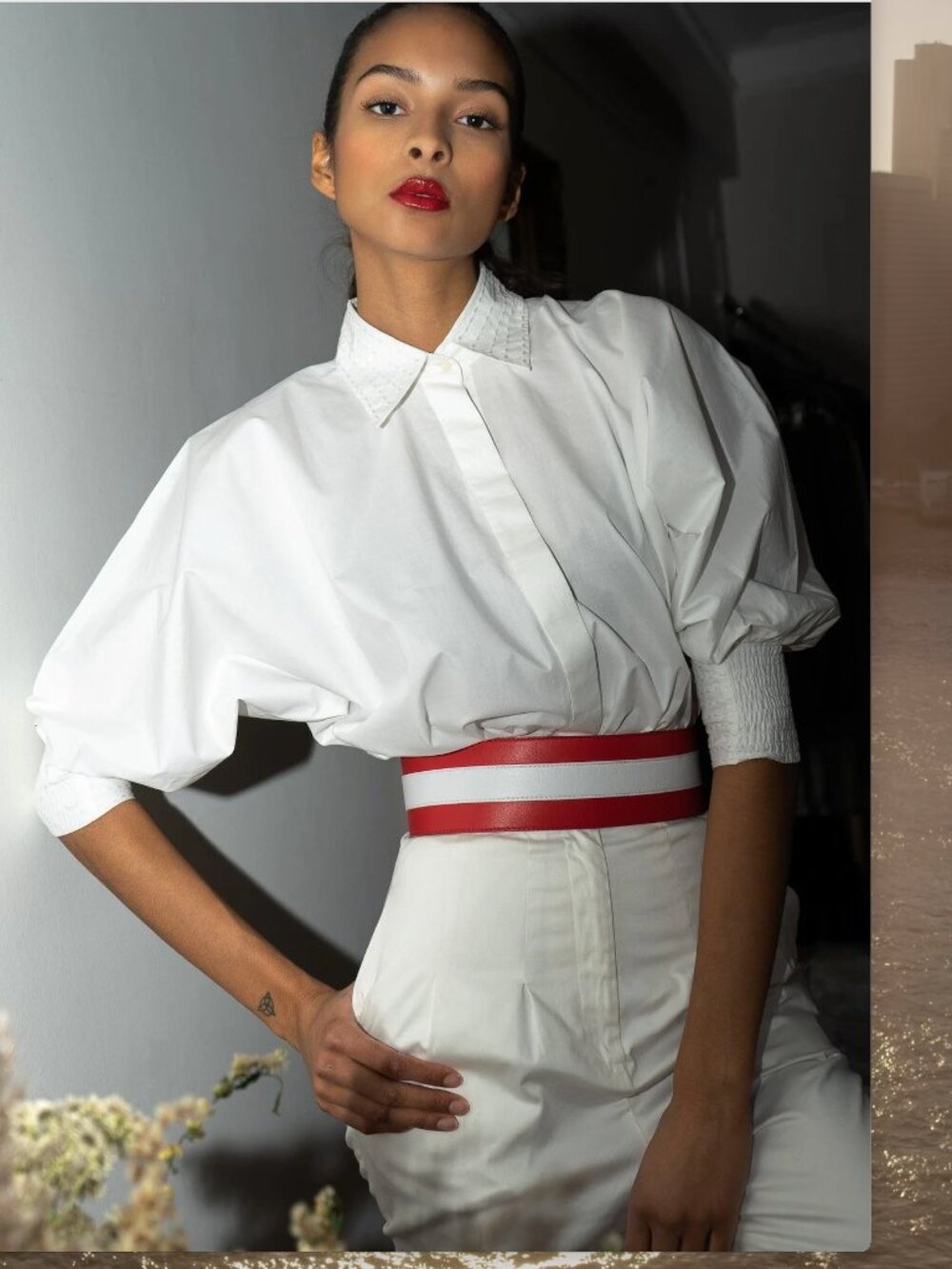 Blue & White Room 502 Marie Couture Shirt